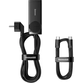 Baseus GaN3 Pro / + 2xUSB-C + AC, 100W schwarz