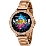 Reflex Active Smart Watch Series 41 BT 41 mm Kunststoffgehäuse Rosa Sportarmband Rosa Unisize