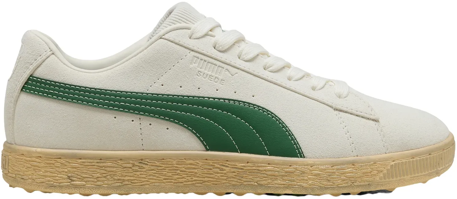 Puma Golfschuhe Suede G, weiss/gruen