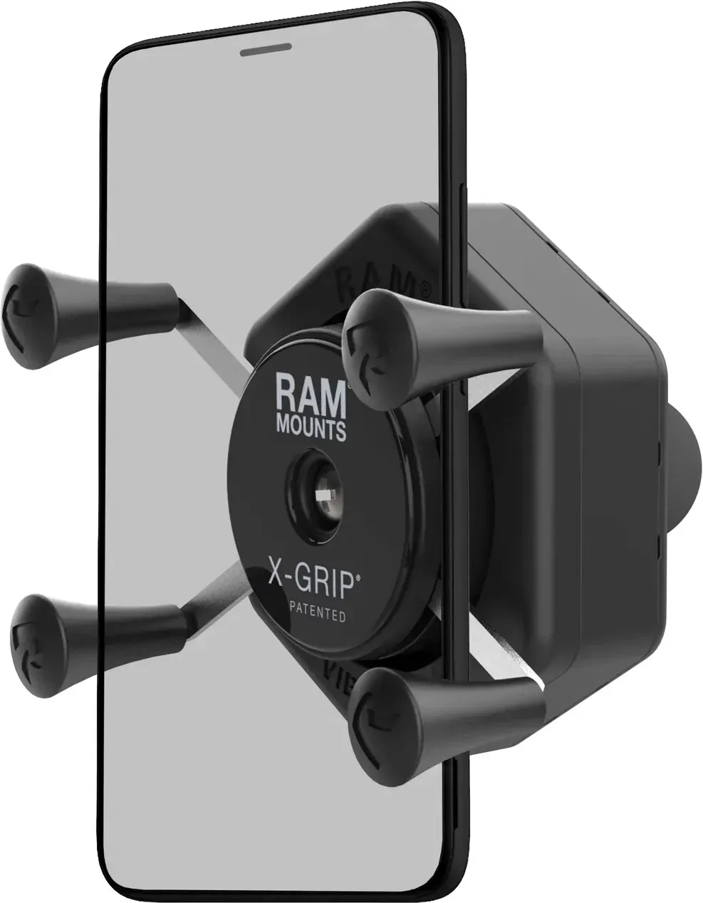 Ram Mounts X-Grip/Vibe Safe/B Ball, Smartphone-Halterung - Schwarz
