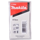 Makita HSS-Co Metallbohrer 5x86mm, 5er-Pack (D-16695)