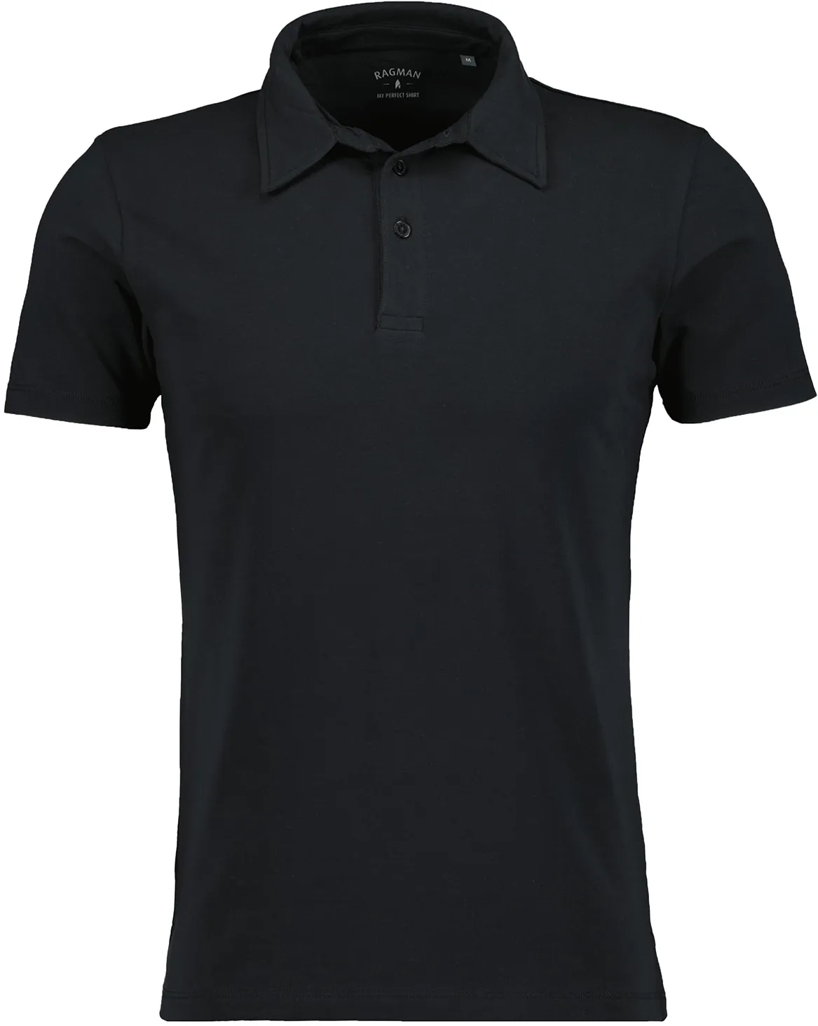 RAGMAN Poloshirt RAGMAN Schwarz S