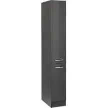 kochstation Apothekerschrank KS-Utah 30 x 60 x 200 cm Grau