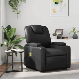 vidaXL Massagesessel 88 x 97 x 0 cm Schwarz Kunstleder mit Fernbedienung