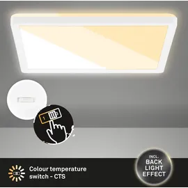Briloner Brilo LED Panel Slim CTS Schalter Flach Backlight Weiß 29,3 cm x 29,3 cm