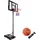 Tectake Basketballkorb Dirk Schwarz 230 - 305 cm