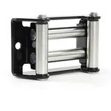 XPOtool Rollenfenster für Seilwinden mit 907-1587kg, Windenfenster mit 4 Rollen Lochabstand 109mm, Seilrollenfenster