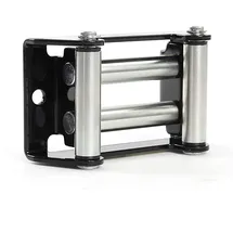 XPOtool Rollenfenster für Seilwinden mit 907-1587kg, Windenfenster mit 4 Rollen Lochabstand 109mm, Seilrollenfenster