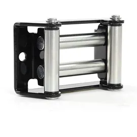 XPOtool Rollenfenster für Seilwinden mit 907-1587kg, Windenfenster mit 4 Rollen Lochabstand 109mm, Seilrollenfenster
