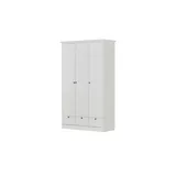 Finori Drehtürenschrank Landwood 120 x 200 x 51 cm Weiß
