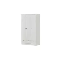Finori Drehtürenschrank Landwood 120 x 200 x 51 cm Weiß