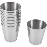 luxuskollektion Edelstahl Schnapsbecher 0,03 l 12 St.