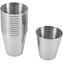 luxuskollektion Edelstahl Schnapsbecher 0,03 l 12 St.
