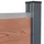 vidaXL Zaun-Set 699 x 186 cm Braun/WPC