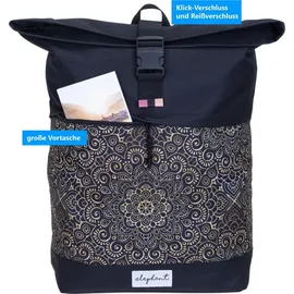 Elephant Gin Rucksack Damen Freizeitrucksack 13038 Schwarz