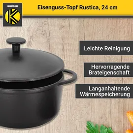 Krüger Rustica Fleischtopf 24 cm