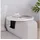 [en.casa] Sofatablett Kuleskyd verstellbar Armlehnentablett rund Ø34 cm Couchablage Couchtablett Sofalehnentisch Sofaablage Creme