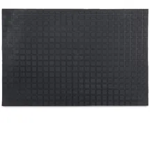 Relaxdays Gummi Fußmatte 60 x 40 cm Schwarz