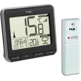 TFA Dostmann PRIO Funk-Thermometer digital Schwarz, Weiß 30.3069.01