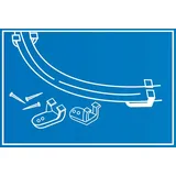 Trendline LED-Lichterschlauch Mini Außen 10 m bunt (RGB) mit Timer, 8 Lichteffekten