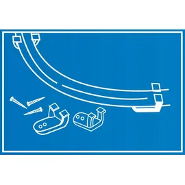 Trendline LED-Lichterschlauch Mini Außen 10 m bunt (RGB) mit Timer, 8 Lichteffekten