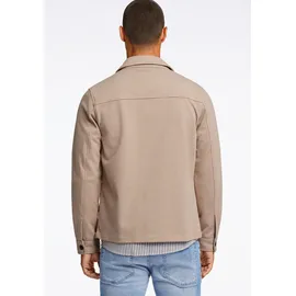 Lindbergh Hemdjacke LINDBERGH "Lindbergh Hemdjacke", Herren, Gr. XXL, beige (sand mix), Obermaterial: 75% Polyester, 22% Viskose, 3% Elasthan; Futter: 95% Polyester, 5% Elasthan, lässig geschnitten, Jacken
