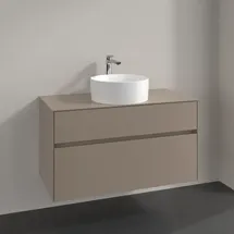 Villeroy & Boch Collaro Waschtischunterschrank C03800VM, 100x54,8x50cm, Waschtisch mittig, Taupe,