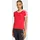 adidas 3-STREIFEN T-SHIRT SCHMAL GESCHNITTEN - Better Scarlet / White - M