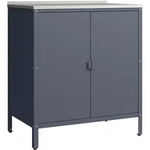 casa.pro Bolognano Schrank 92 x 80 x 50 cm Dunkelgrau