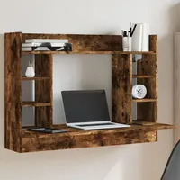 VidaXL Wand-Schreibtisch Räuchereiche 105x48x75 cm Holzwerkstoff