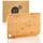 Bambuswald Bambus Schneidebrett 1 Set 33 x 23 x 1,5 cm