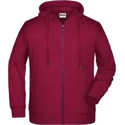 Men's Zip Hoody | wine | 5XL - wine
