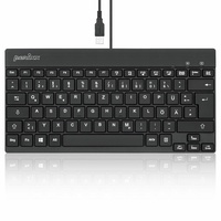 Perixx PERIBOARD-326 DE Beleuchtete USB-Tastatur kabelgebunden schwarz