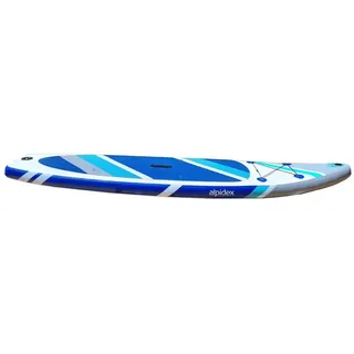 Alpidex Stand Up Paddle Board SUP (320x76x15cm), Tragetasche Paddel Luftpumpe Leash Repair Kit, Farbe:Cloud