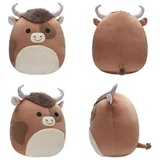 Squishmallows SQCR02407 - Shep der braune Stier 30 cm, offizielles Kelly Toys Plüsch, superweiches Kuscheltier