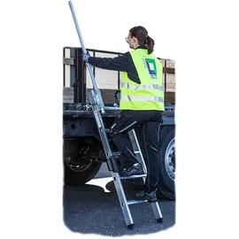 MUNK Stufen-Anlegeleiter LKW 5 Stufen
