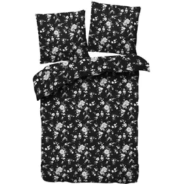 Traumschlaf Fleur Royale Floral Schwarz 200 x 220 cm + 2 x 80 x 80 cm