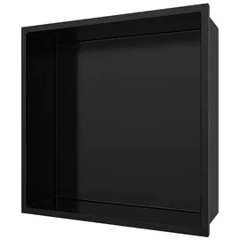 Aloni Wandnische Edelstahl schwarz matt rostfrei 305x305x100mm