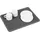 Wenko Abtropfplatte Damon 40 x 30 cm grau