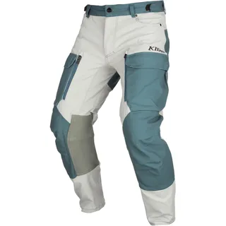 Klim Jackson Textilhose - Hellgrau/Grau/Petrol / 30