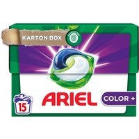 Ariel Allin1 PODS Waschmittelkapseln Color+, Ausgezeichnete Fleckentfernung Auch Bei Niedrigen Wassertemperaturen, 15 Waschladungen