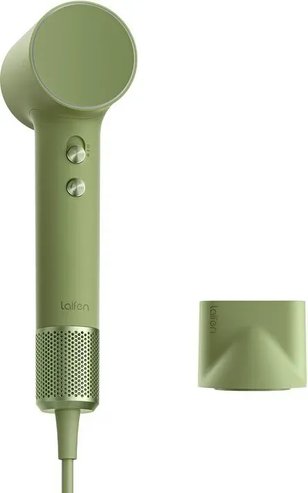 Laifen Mini-Haartrockner, Negativ-Ionen-Haartrockner mit bürstenlosem Motor (110.000 U/min), schnelltrocknend, leiser Reisetrockner (Grien)