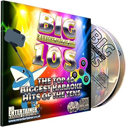 Mr Entertainer Big Karaoke Hits of The 10's (Tens) – Doppel-CD + G (CDG) Pack 40 Pop-Songs