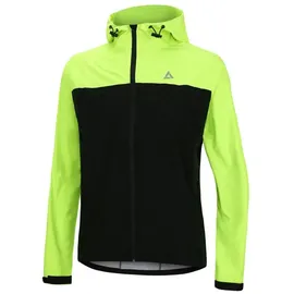 Airtracks Regenjacken Herren Schwarz-Neon XL