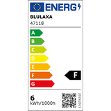 BLULAXA® LED-Birne 47118 6W E27 warmweiß