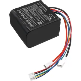 Techtek Akku für Roborock BCR-1P6S-4000DHS 4000 mAh Schwarz