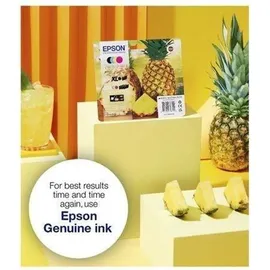 Epson 604XL Ananas schwarz + 604 Ananas CMY