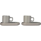 BLOMUS Espressotasse MIO 63725 PILAR Mirage Gray, 6 x 7,5 cm, 0.05 liters