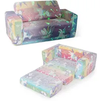 Kindersessel Kindersofa im Dunkeln Leuchtend Kindercouch ausklappbar