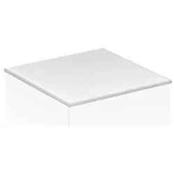 Keuco Edition 11 Abdeckplatte 31322119000 70,2x3x52,4cm, Kristallglas Anthrazit, klar, Unterseite lackiert